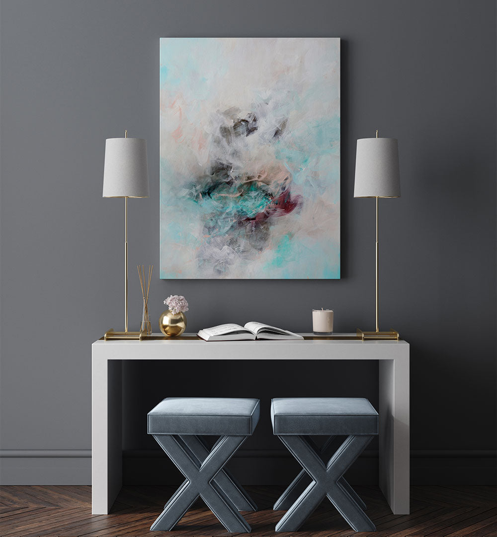 CHILLED BY THE OCEAN WIND , ABSTRACT PAINTINGS