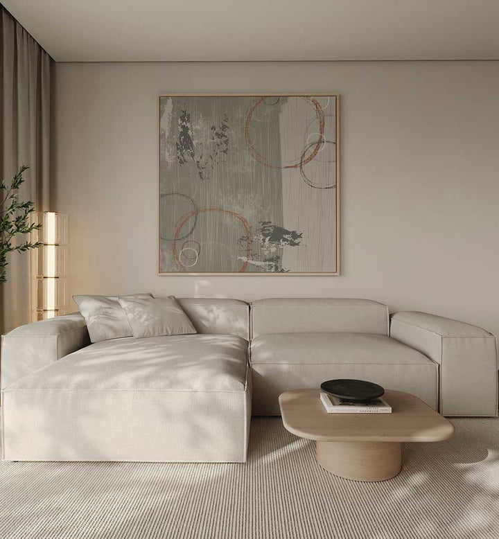 CIRCLES AND LINES , ABSTRACT PAINTINGS