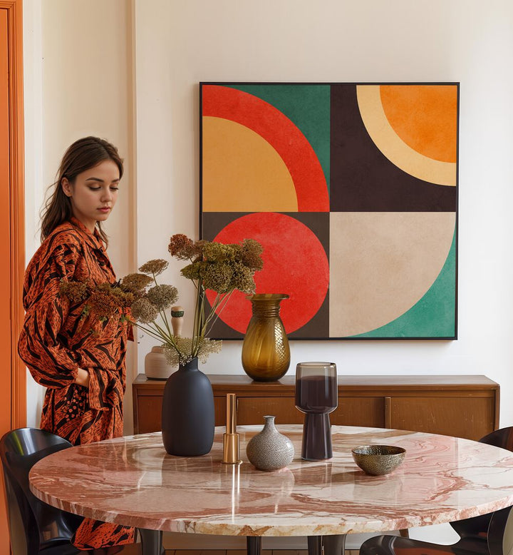 CIRCLES HARMONY XII , GEOMETRIC ART PRINTS