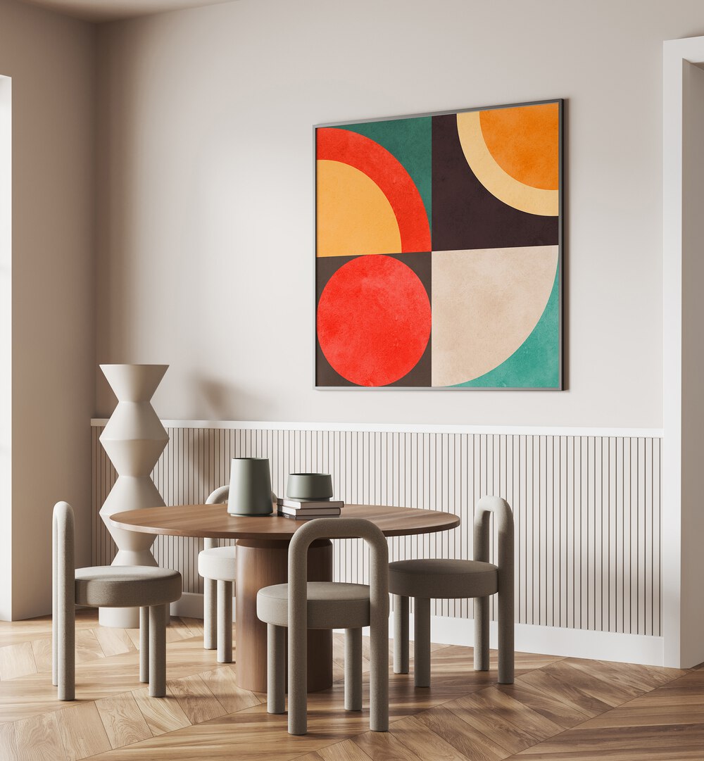 CIRCLES HARMONY XII , GEOMETRIC ART PRINTS