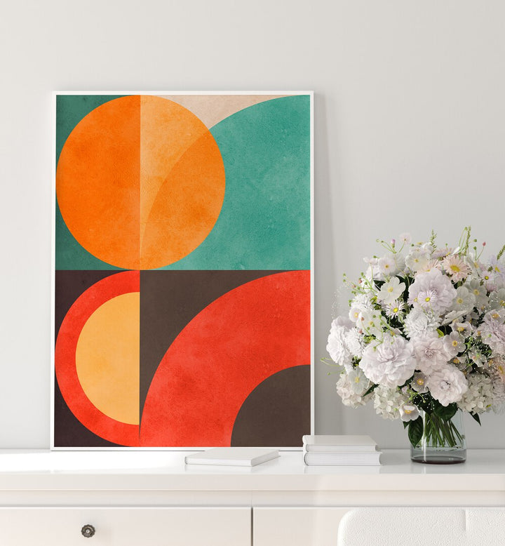 CIRCLES IN HARMONY IX , GEOMETRIC ART PRINTS