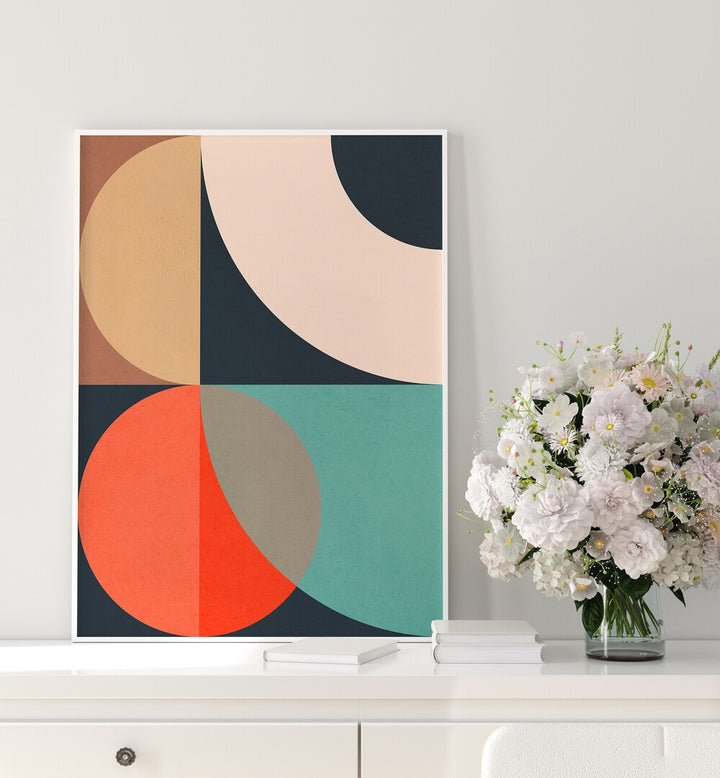 CIRCLES IN HARMONY IV , GEOMETRIC ART PRINTS