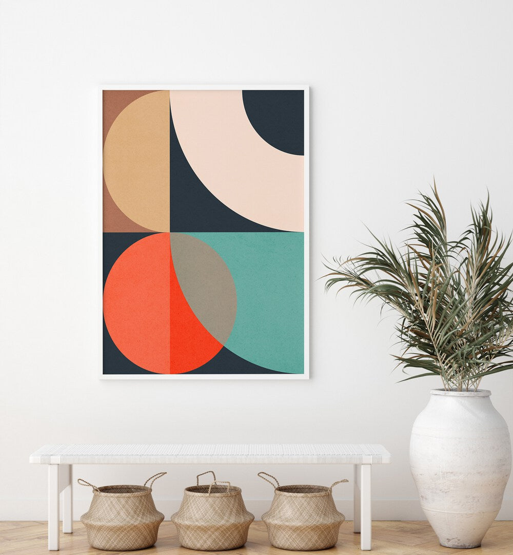 CIRCLES IN HARMONY IV , GEOMETRIC ART PRINTS