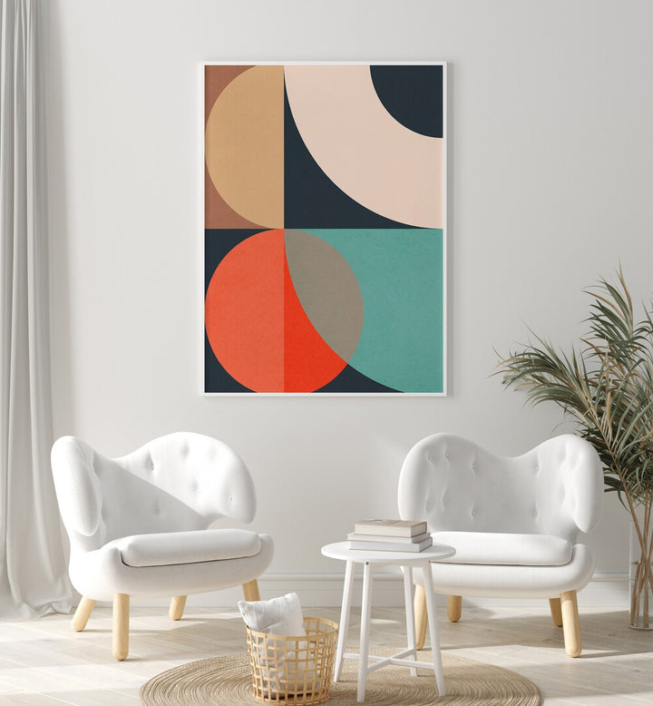CIRCLES IN HARMONY IV , GEOMETRIC ART PRINTS