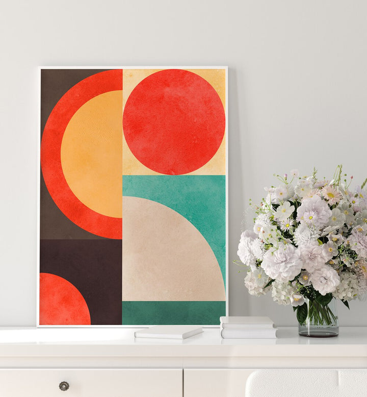 CIRCLES IN HARMONY VIII , GEOMETRIC ART PRINTS