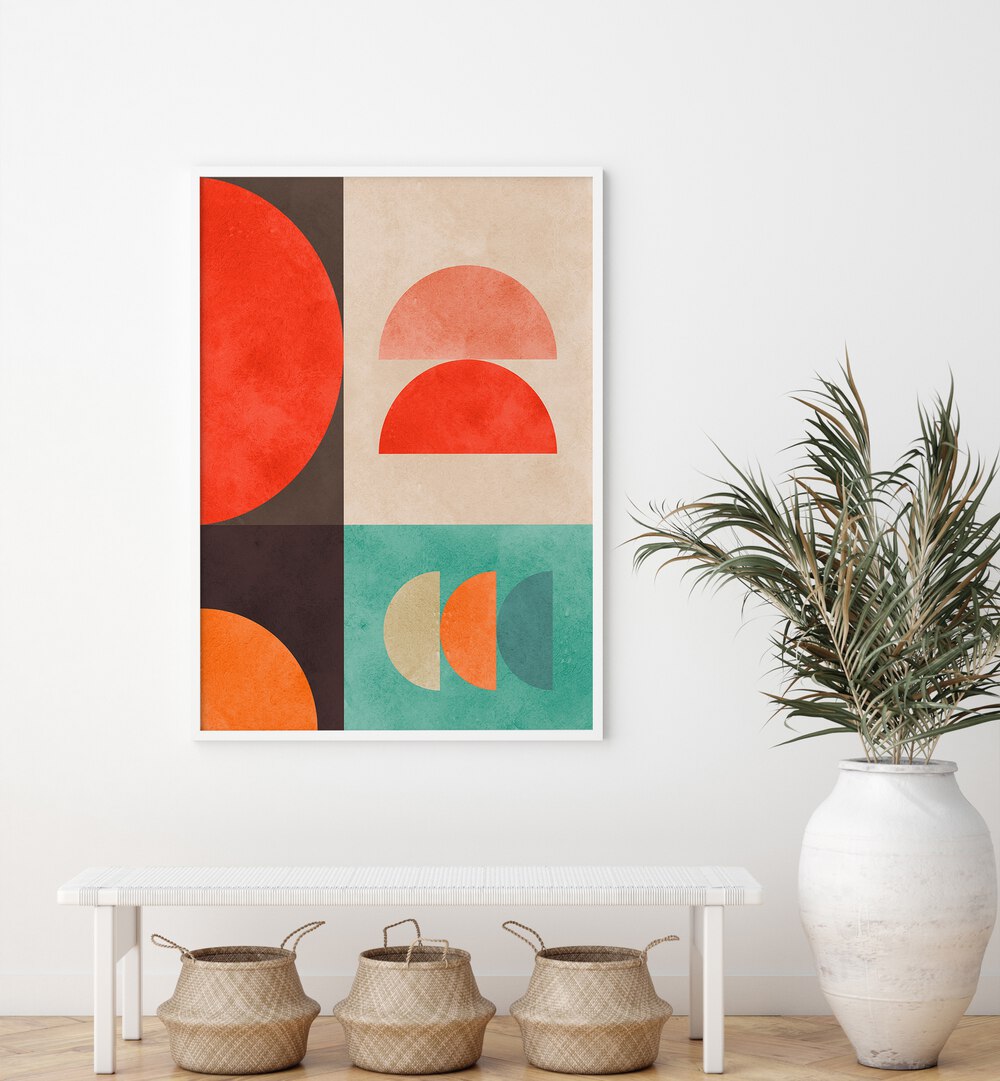 CIRCLES IN HARMONY XI , GEOMETRIC ART PRINTS