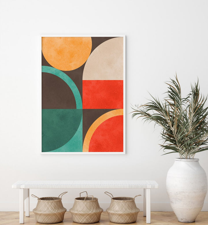 CIRCLES IN HARMONY XIII , GEOMETRIC ART PRINTS