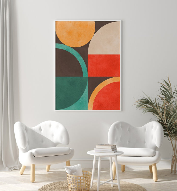 CIRCLES IN HARMONY XIII , GEOMETRIC ART PRINTS