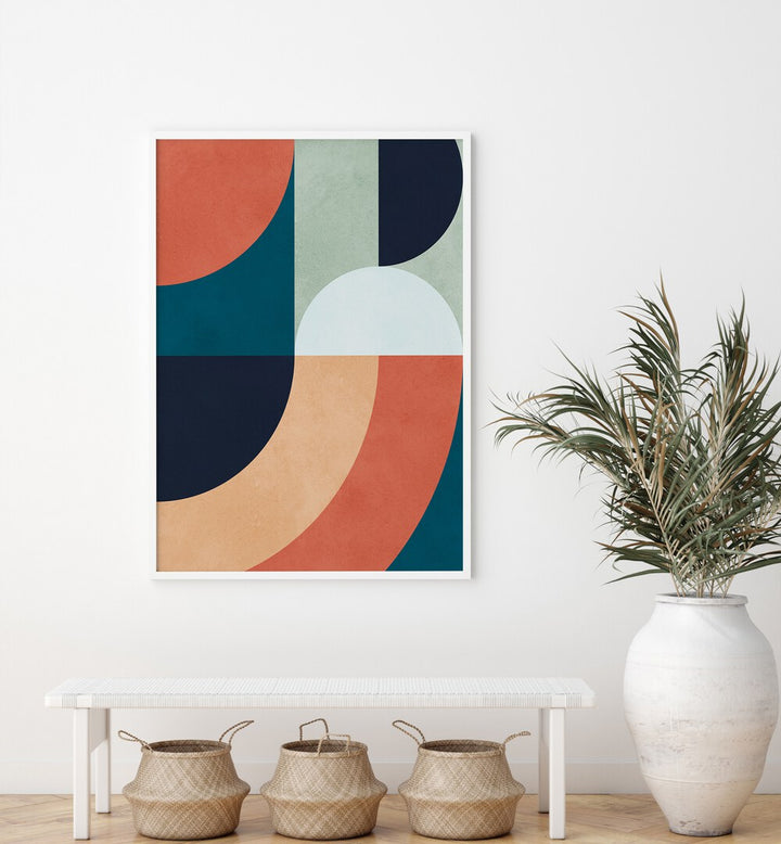 CIRCLES IN HARMONY XIV , GEOMETRIC ART PRINTS