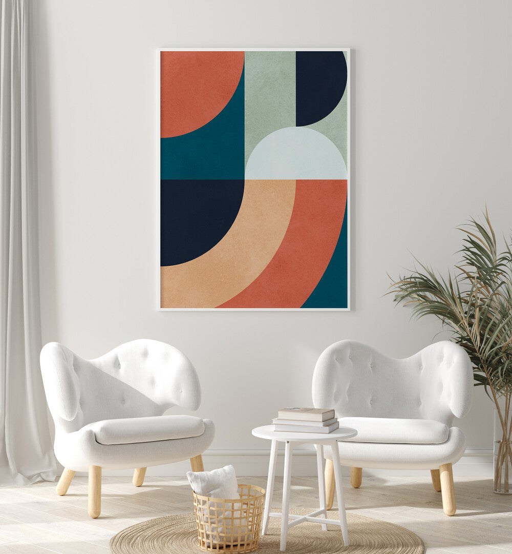 CIRCLES IN HARMONY XIV , GEOMETRIC ART PRINTS