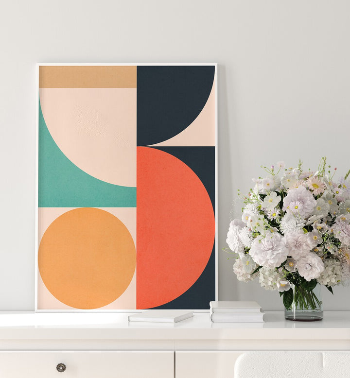 CIRCLES IN HARMONY V , GEOMETRIC ART PRINTS