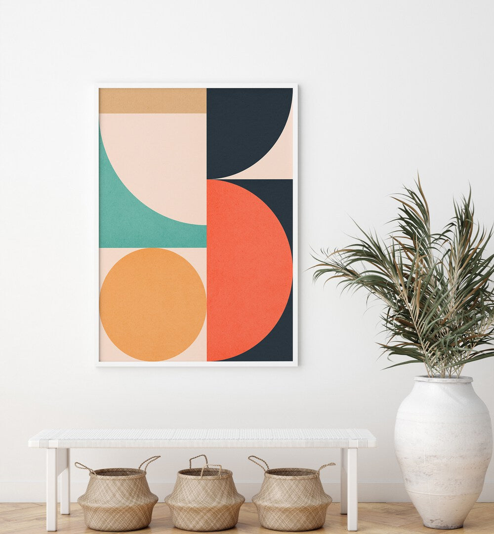 CIRCLES IN HARMONY V , GEOMETRIC ART PRINTS