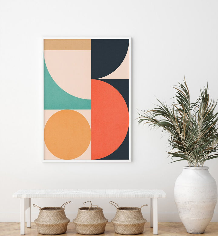 CIRCLES IN HARMONY V , GEOMETRIC ART PRINTS