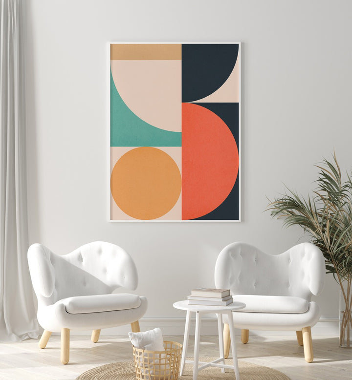 CIRCLES IN HARMONY V , GEOMETRIC ART PRINTS