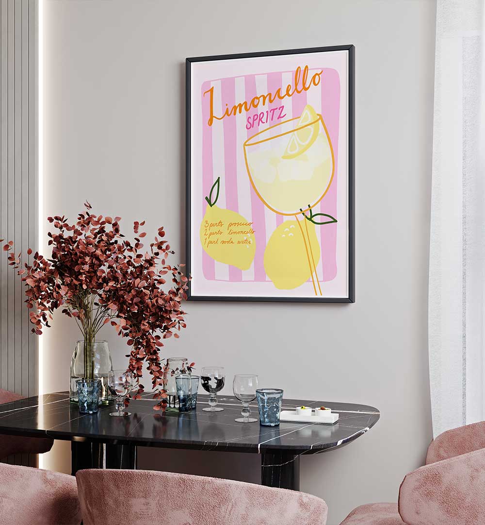 CITRUS COCKTAIL DELIGHT , BAR & CAFE ART