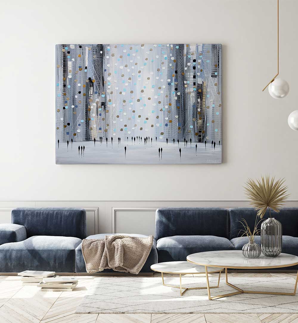 CITY , MODERN IMPRESSIONISM PAINTINGS