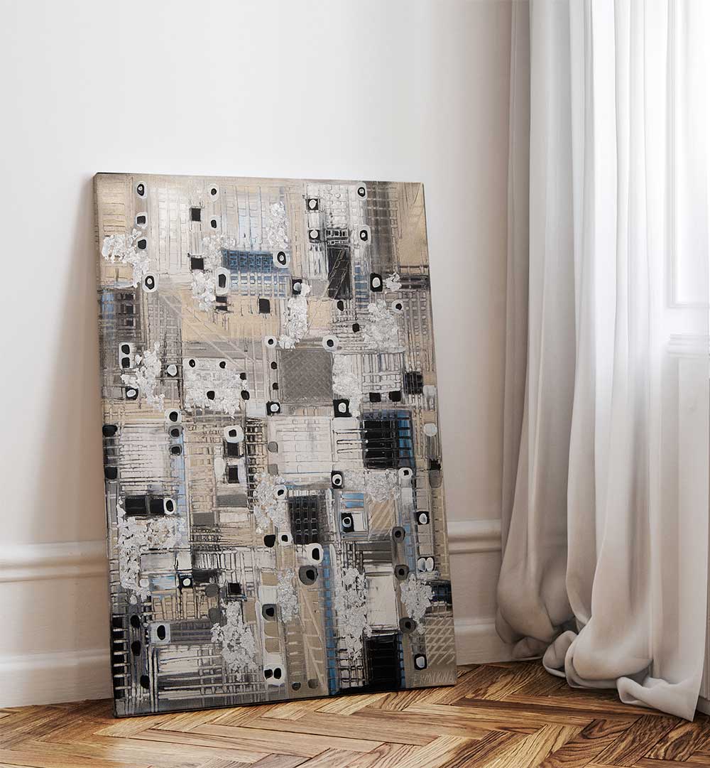 CITY ESCAPE , MODERN IMPRESSIONISM PAINTINGS