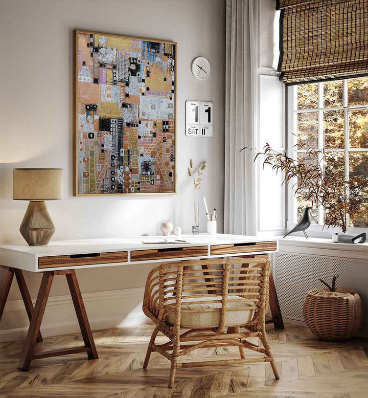 CITY ESCAPE II , MODERN IMPRESSIONISM PAINTINGS