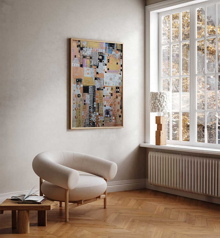 CITY ESCAPE II , MODERN IMPRESSIONISM PAINTINGS