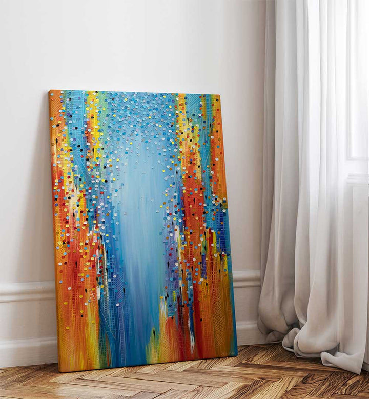 CITY IN MOTION , MODERN IMPRESSIONISM PAINTINGS