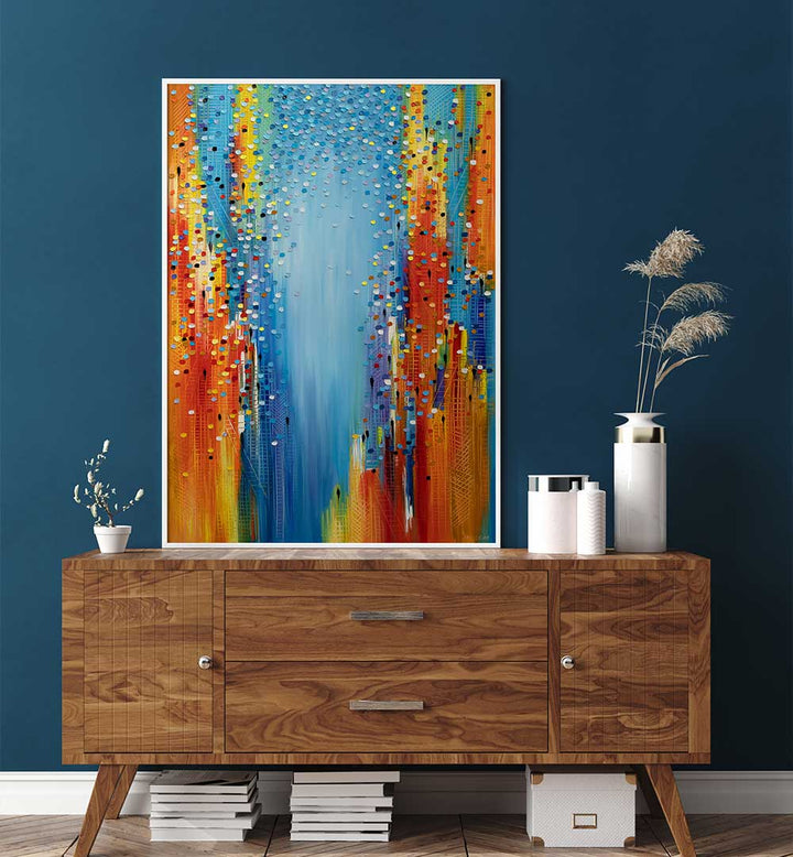 CITY IN MOTION , MODERN IMPRESSIONISM PAINTINGS