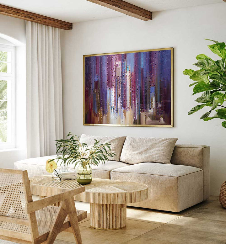 CITY ROMANCE , MODERN IMPRESSIONISM PAINTINGS