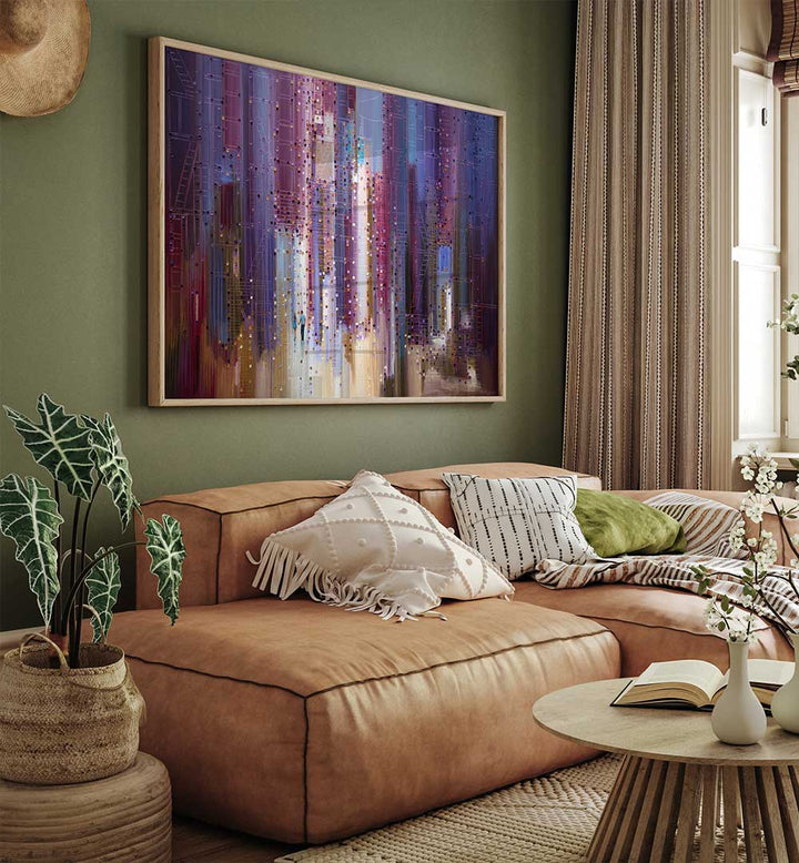 CITY ROMANCE , MODERN IMPRESSIONISM PAINTINGS