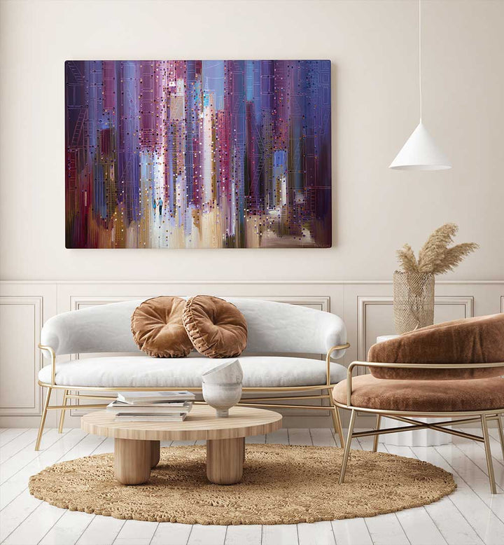 CITY ROMANCE , MODERN IMPRESSIONISM PAINTINGS