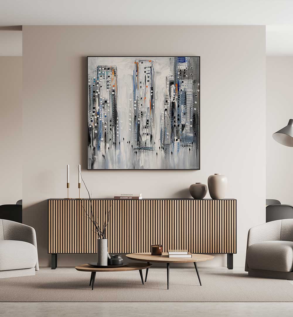 CITY VIBES , MODERN IMPRESSIONISM PAINTINGS