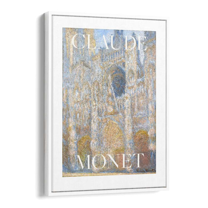 Claude Monet Impressions Claude Monet art painting Artwork in White Floater Frame