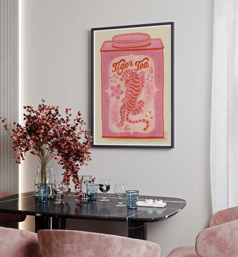 CLIMBING TIGER TEA , KITCHEN POSTERS