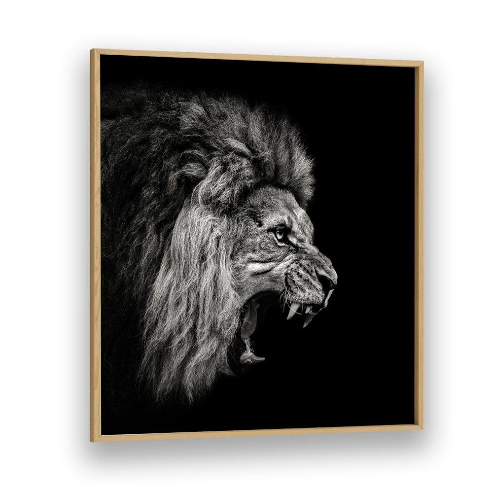 chre painting - ROARING LION by Asianmonk