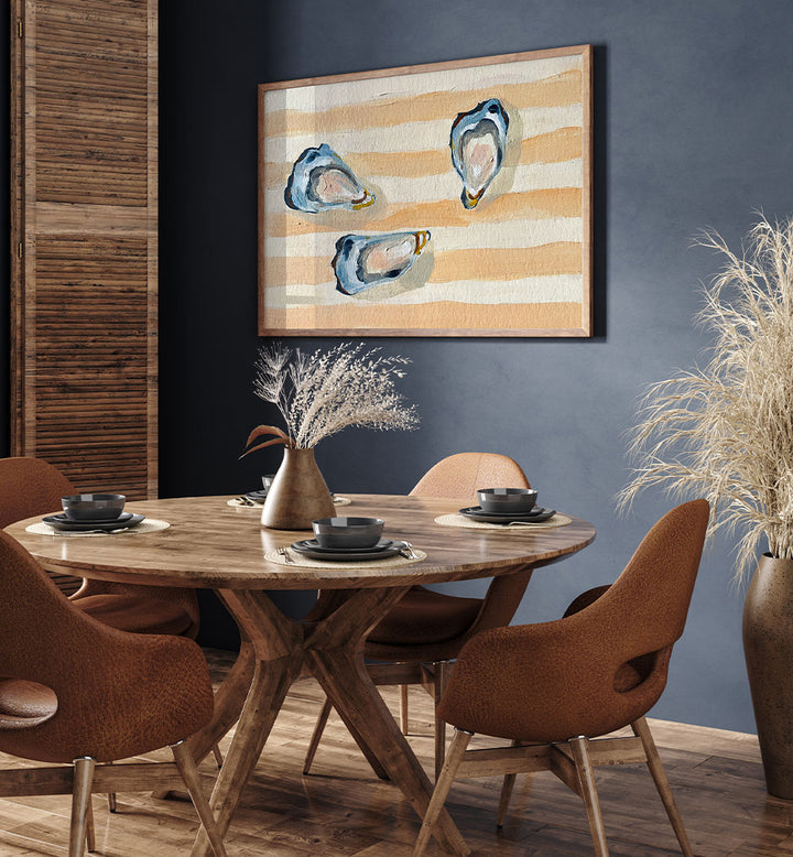 COASTAL OYSTERS ON STRIPES