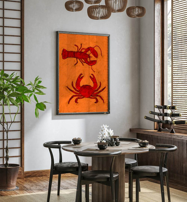 Brighten your space with COASTAL CREATURES, KITCHEN POSTERS featuring vibrant marine art for ocean lovers.