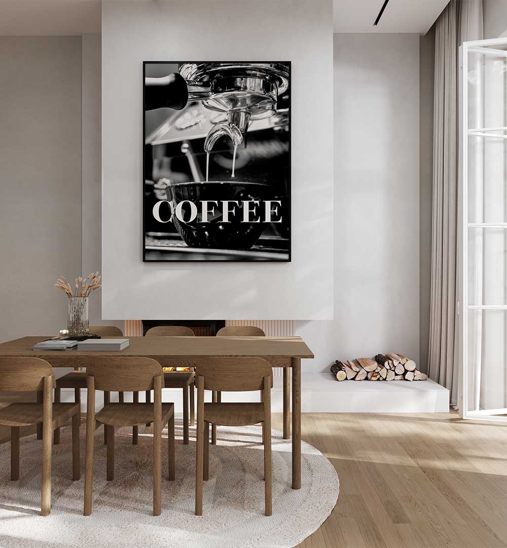 Elevate your space with the COFFEE BLACK II, BAR artwork, perfect for coffee lovers and cafes.