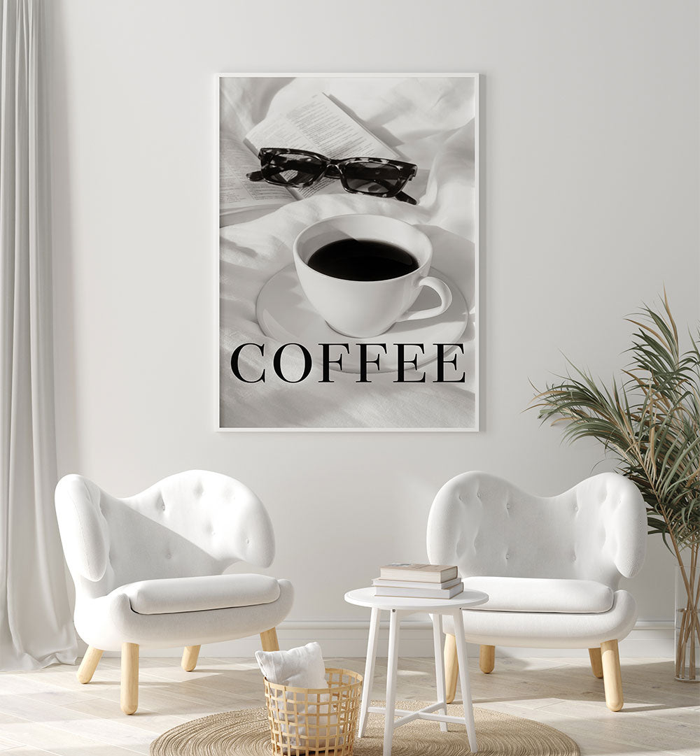 Cozy scene featuring COFFEE IN BED, BAR & CAFE ART, perfect for coffee lovers to enhance their space.