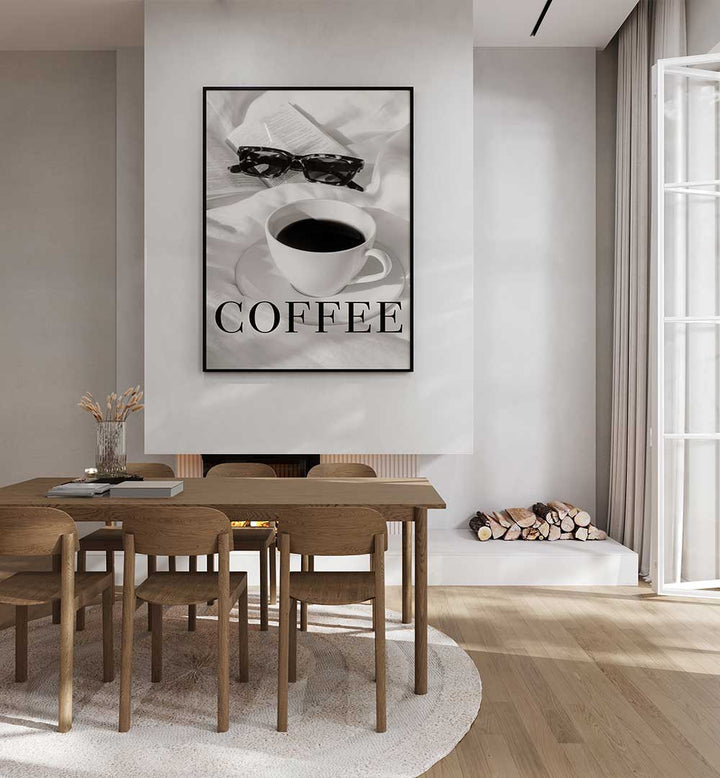 Stylish COFFEE IN BED, BAR art enhances any space, capturing the cozy essence of your favorite cafe.