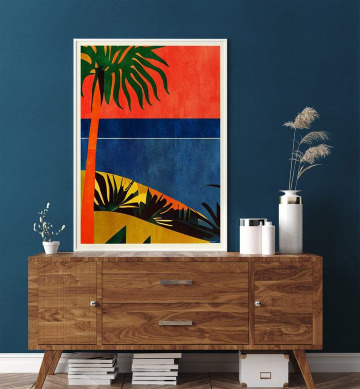Vibrant COITETE D, BEACH PAINTINGS enhance your space with coastal tranquility and elegance, perfect for any room.