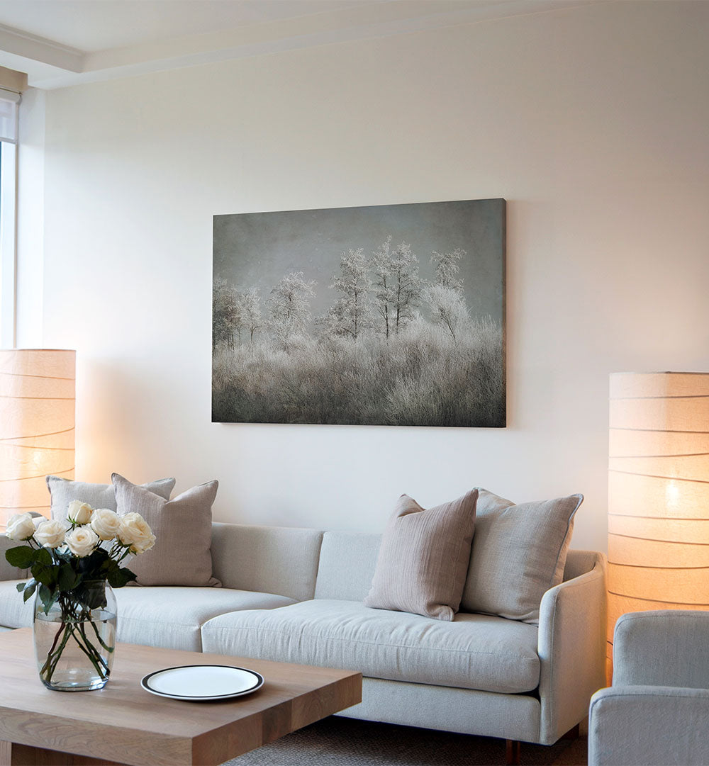 COLD MORNING , FLORAL FLOWER PAINTINGS