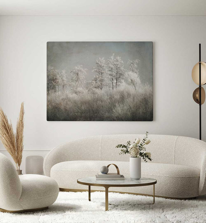 COLD MORNING , FLORAL FLOWER PAINTINGS