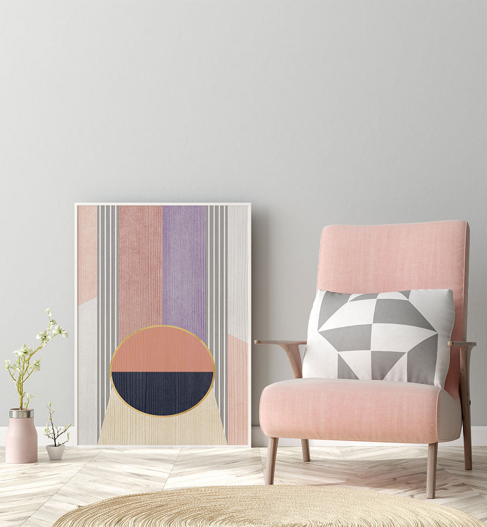 COLOR ROAD & COLOR BEAM , GEOMETRIC ART PRINTS