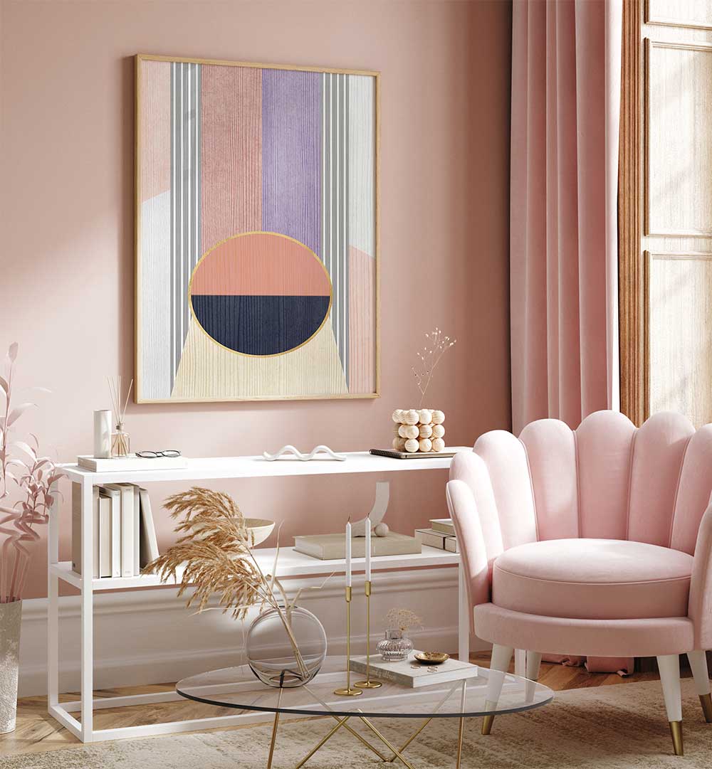 COLOR ROAD & COLOR BEAM , GEOMETRIC ART PRINTS