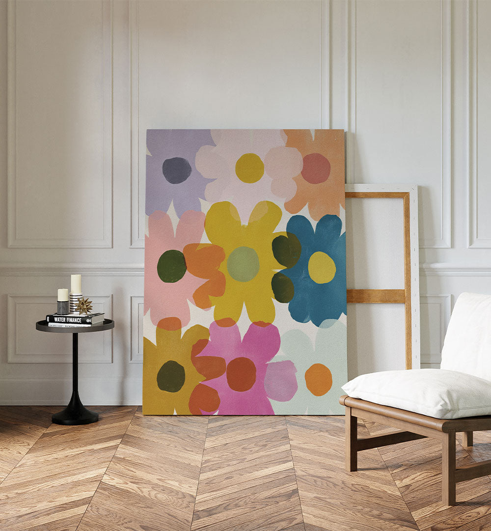 COLORFUL ABSTRACT FLOWERS