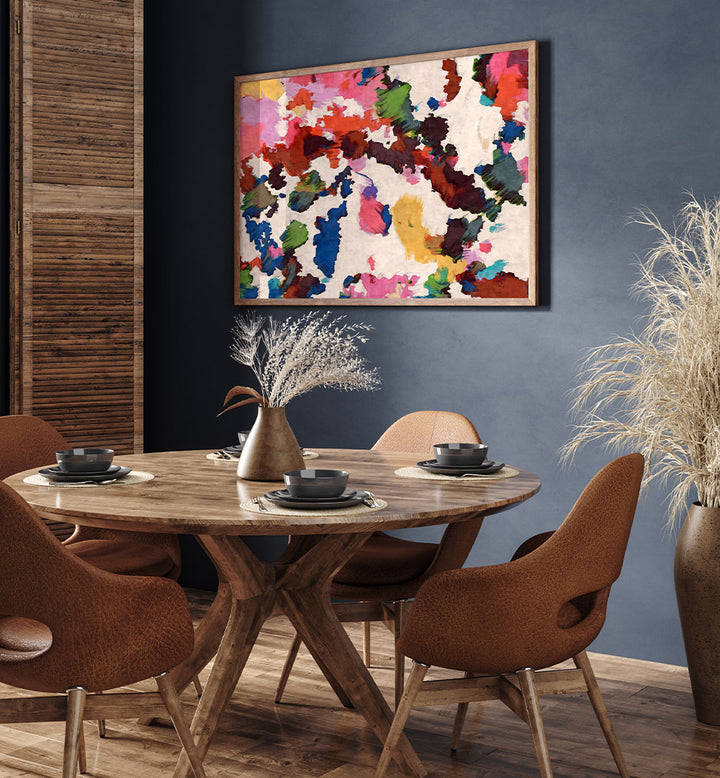 COLORFUL ABSTRACT PAINT STROKES