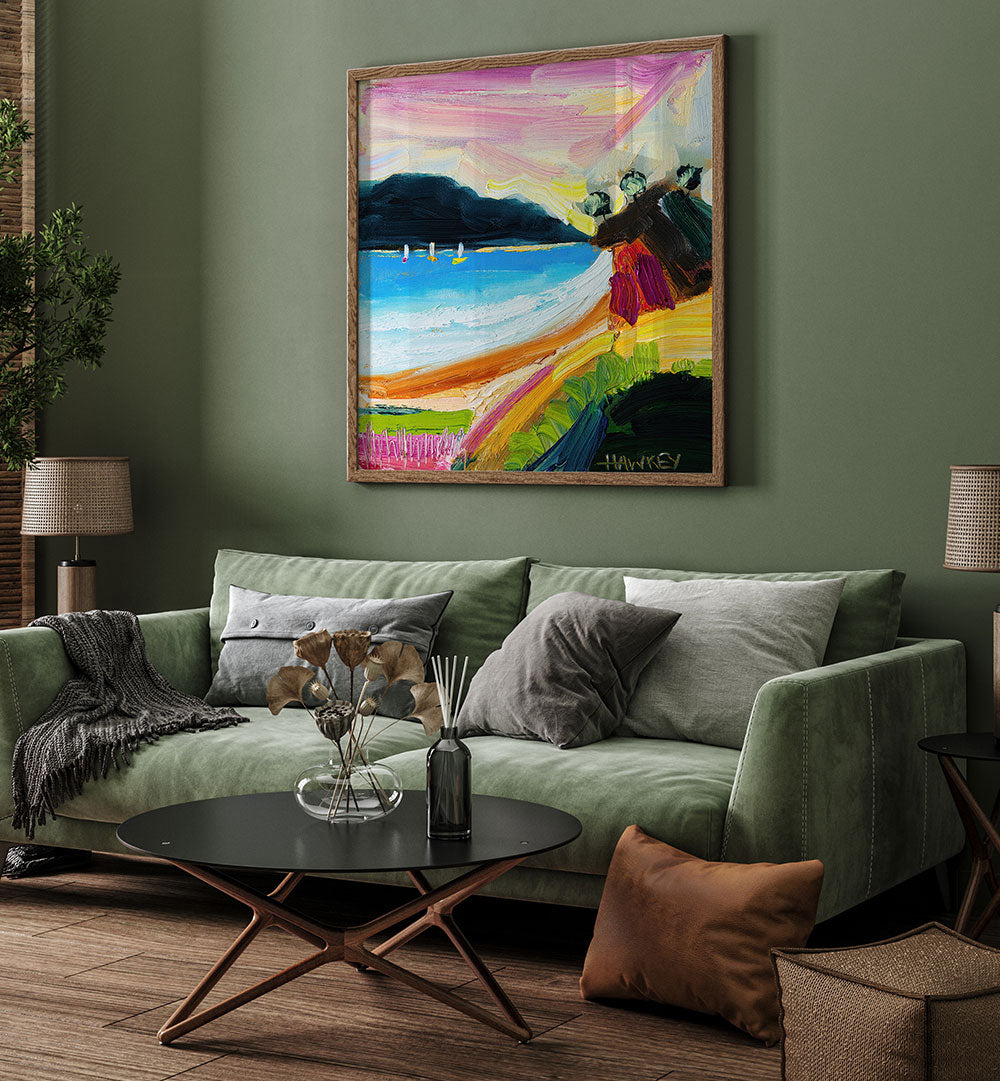 COLORFUL BEACH LANDSCAPE