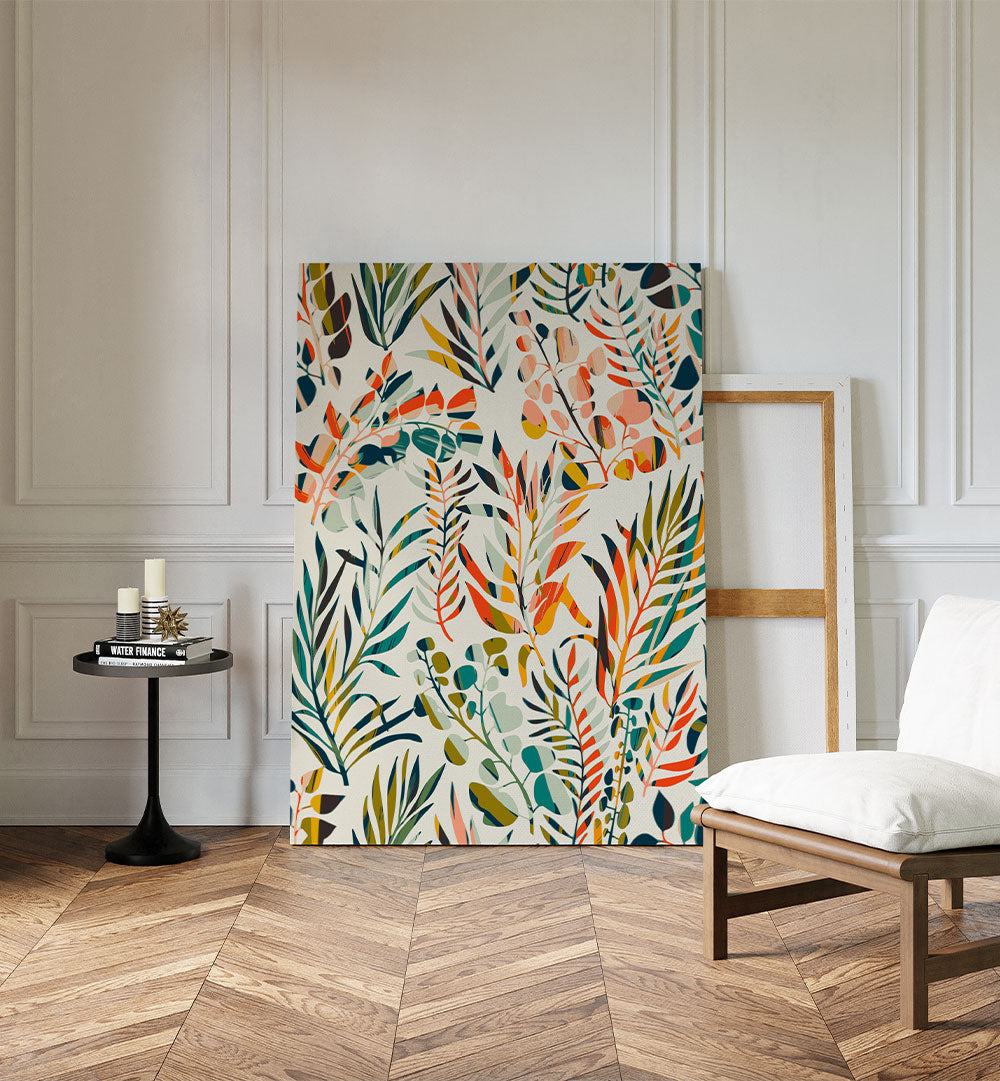 COLORFUL BOTANICAL PATTERN
