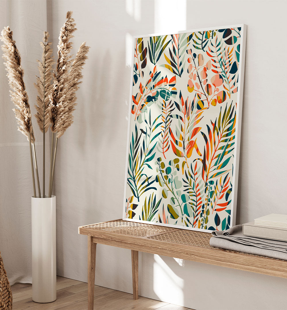 COLORFUL BOTANICAL PATTERN