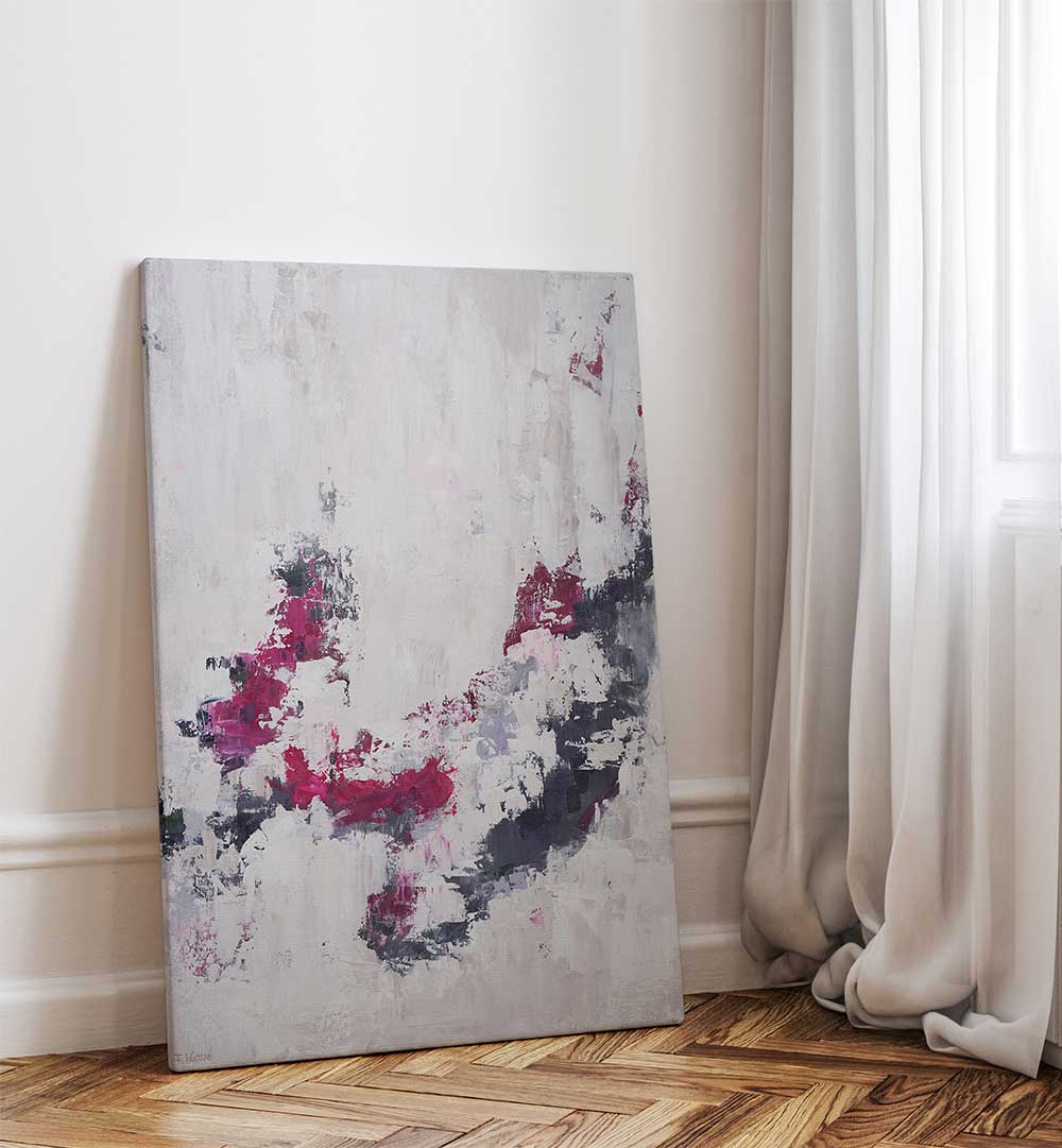 COLORFUL BRUSHSTROKES , ABSTRACT PAINTINGS