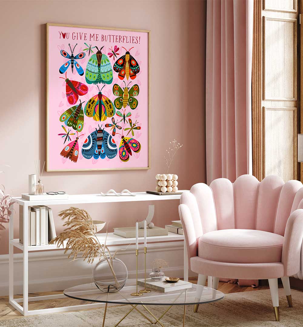 COLORFUL BUTTERFLY SYMPHONY , QUOTES & TYPOGRAPHY POSTERS