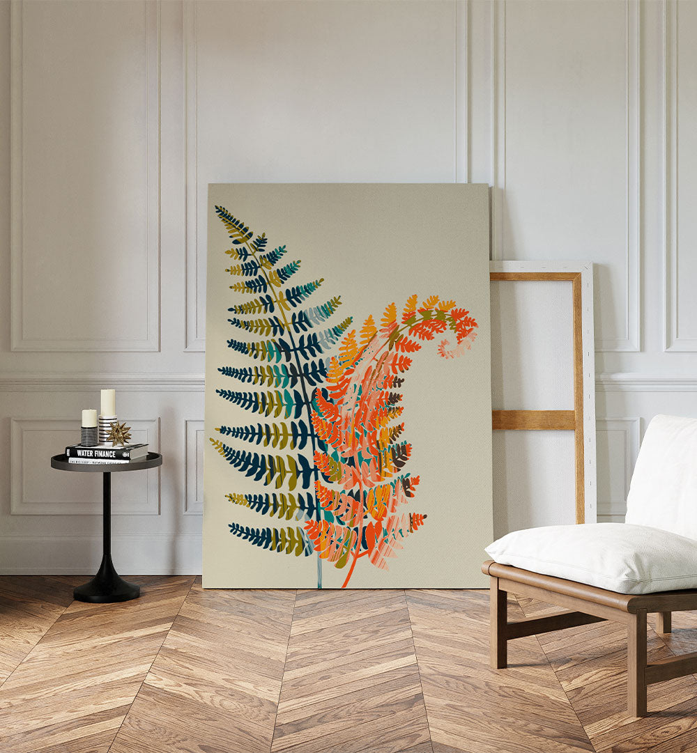COLORFUL FERN FRONDS